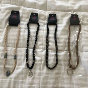 LOT of 4 NEW necklaces